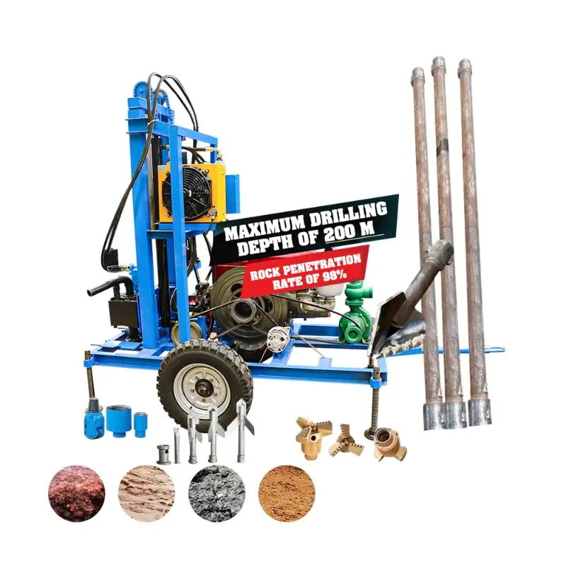 Heavy Duty Water Well Drilling Machine For Agricultural Boreholes With Reliable Field Performance Industrial Equipment Factory