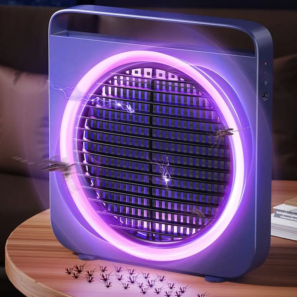 2400v高電圧電気蚊取り器-吊り下げ式-自立式-uvライト虫除けランプ-静音-usb充電