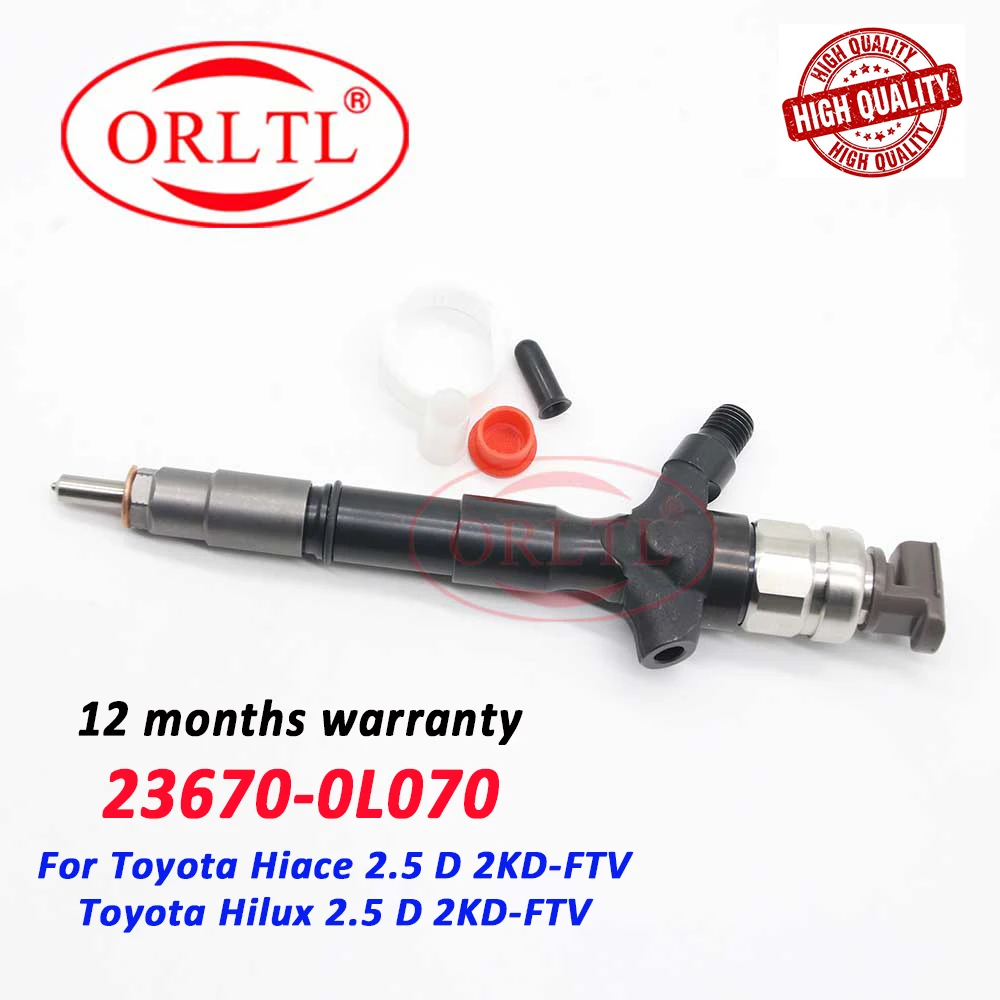 

NEW 23670-0L070 Diesel Injector 236700L070 For DENSO Toyota Hiace Hilux 8976024855 8976024854 8976024856 ORLTL 095000-7761