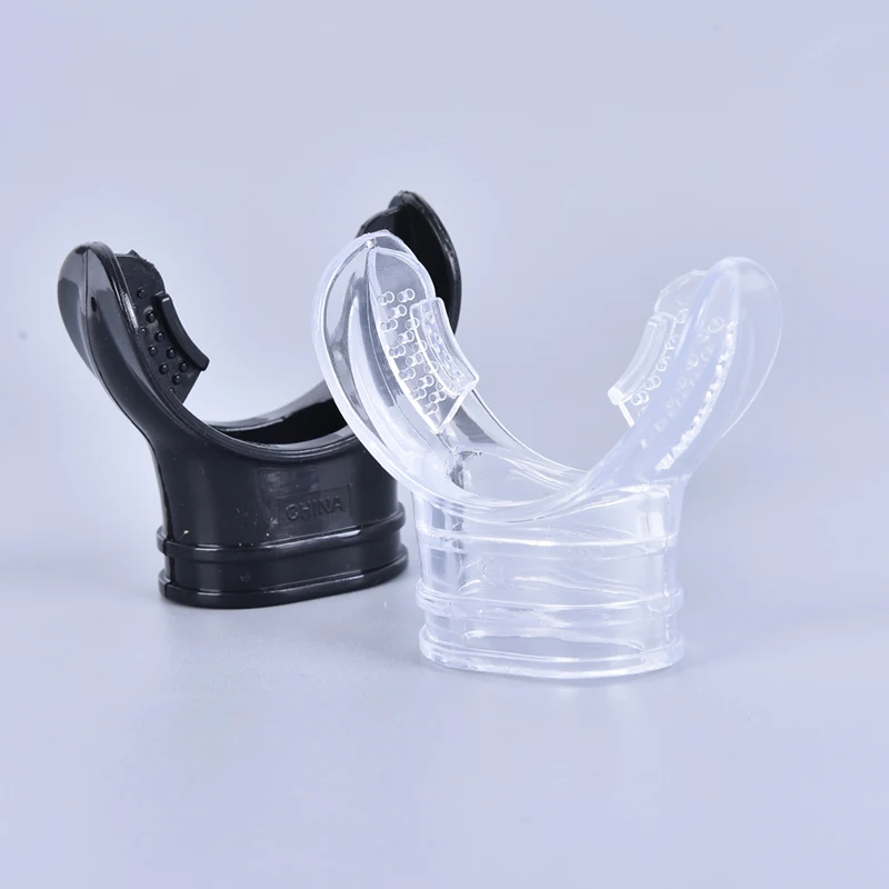 Dive Tube Snorkel Silicone Clear Underwater Diving Tube Snorkel Mouthpiece Regulator Swimming Accessories