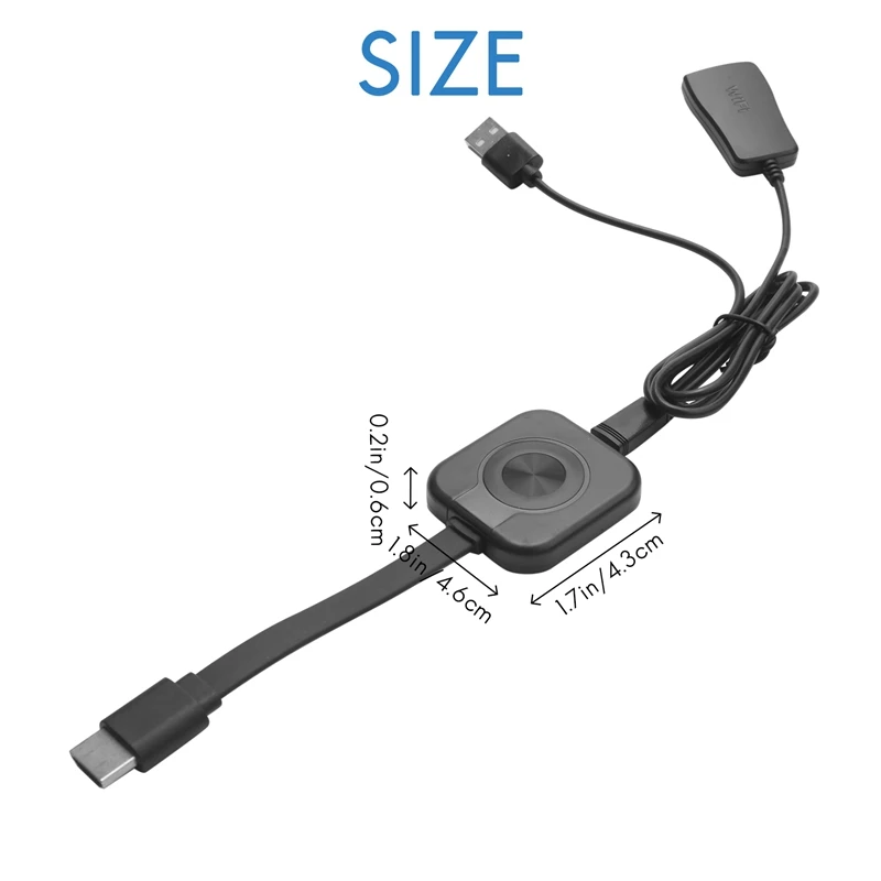 شاشة واي فاي Dongle تلفزيون متوافق مع Dongle ، عصا تلفزيون P ، أندرويد ، Netflix ، Youtube ، iOS ، Mac