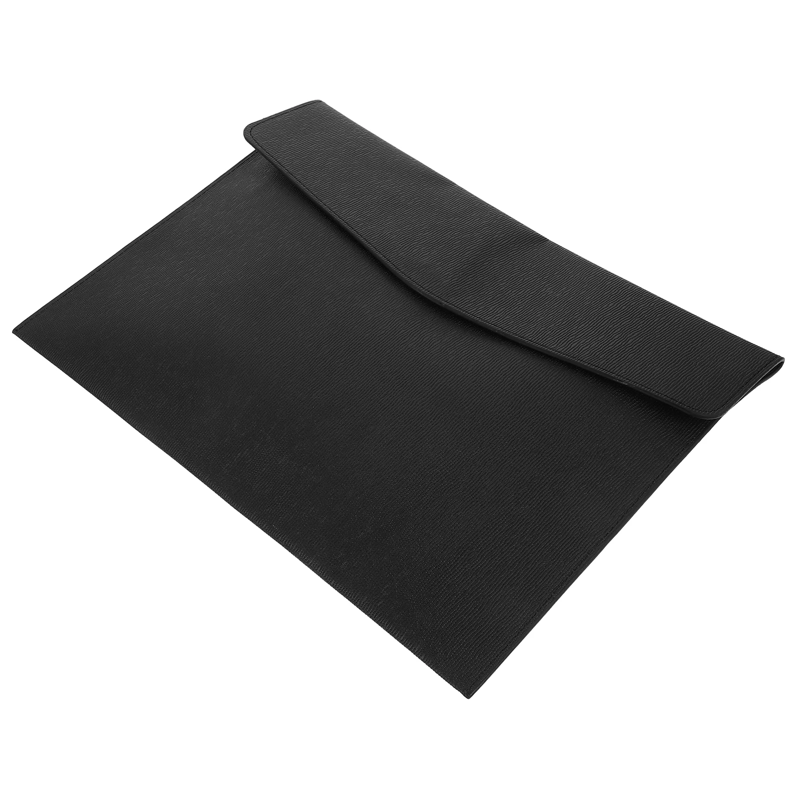 

A4 Bag Black Cash Organizer File Folder Storage Pouch Faux Faux Pouches For Men Wear Resistant