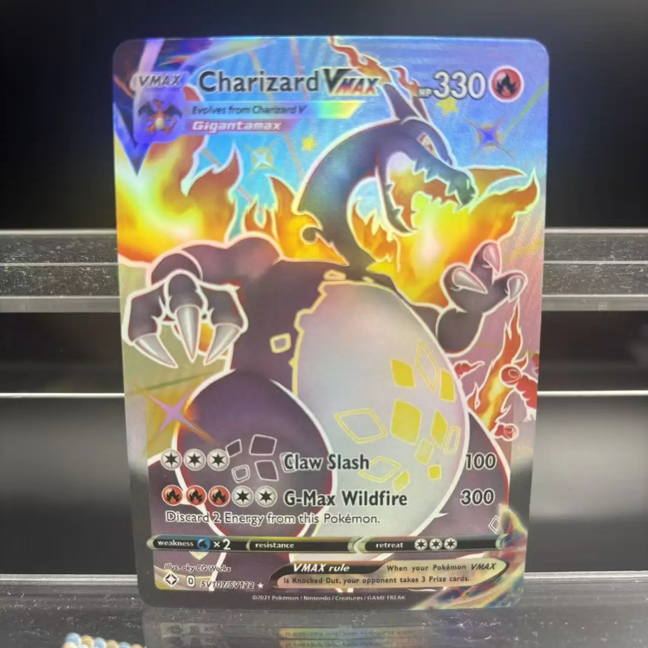 DIY PTCG جمع بطاقات Mega Charizard X ex ذاتية الصنع بطاقة واحدة لعبة كلاسيكية بطاقة أنيمي هدية لعبة