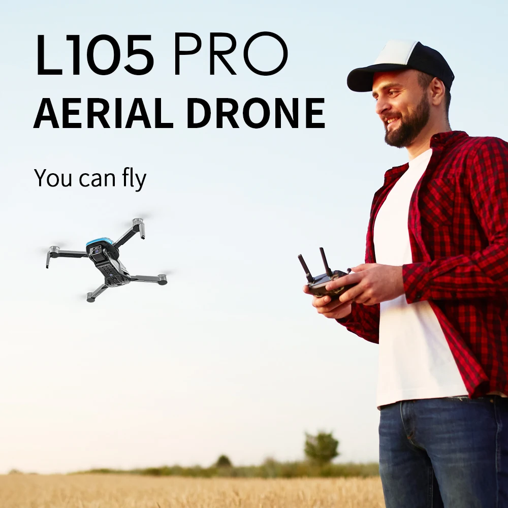New L105/L200 MAX Professional Drone GPS Brushless 4K HD Aerial Camera 5G FPV RC Obstacle Avoidance Helicopter RC Quadcopter Toy