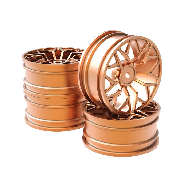 AM-X12 RC Car Spare Parts Rose Gold Wheels - Aluminum Alloy - Wheel Hub