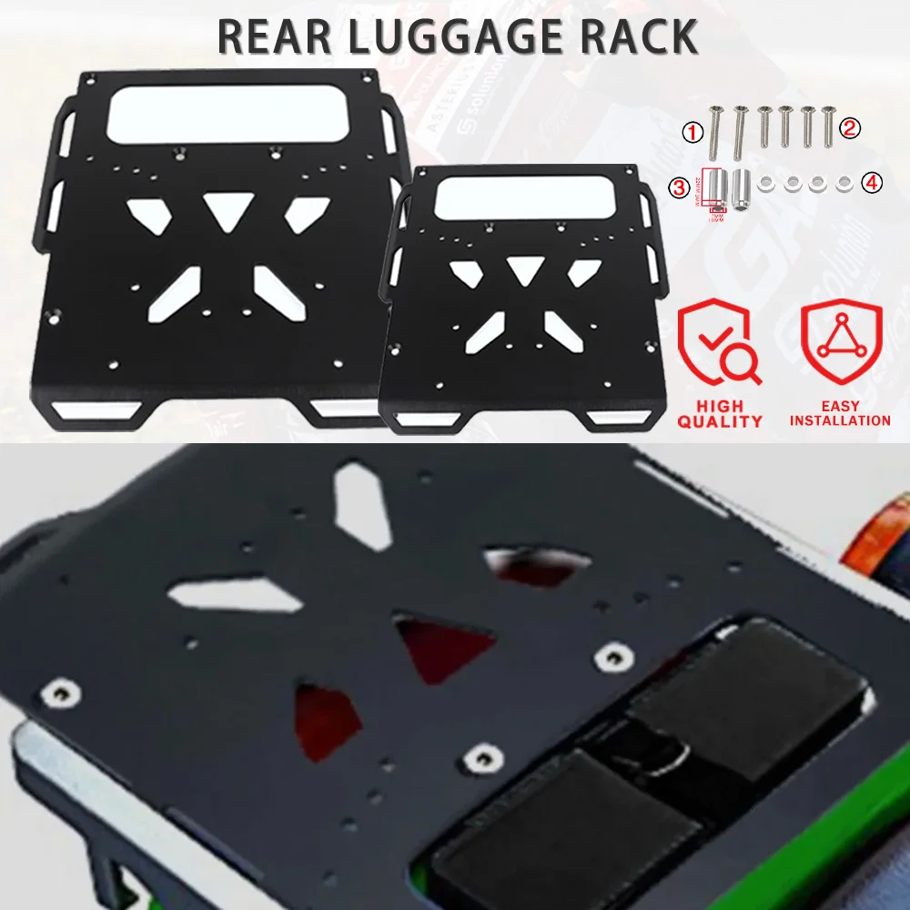 

Rear Luggage Bracket Rack Carrier Plate Kit For Kawasaki KLR650 KLR 650 2008~2018 2009 2010 2011 2012 2013 2014 2015 2016 2017