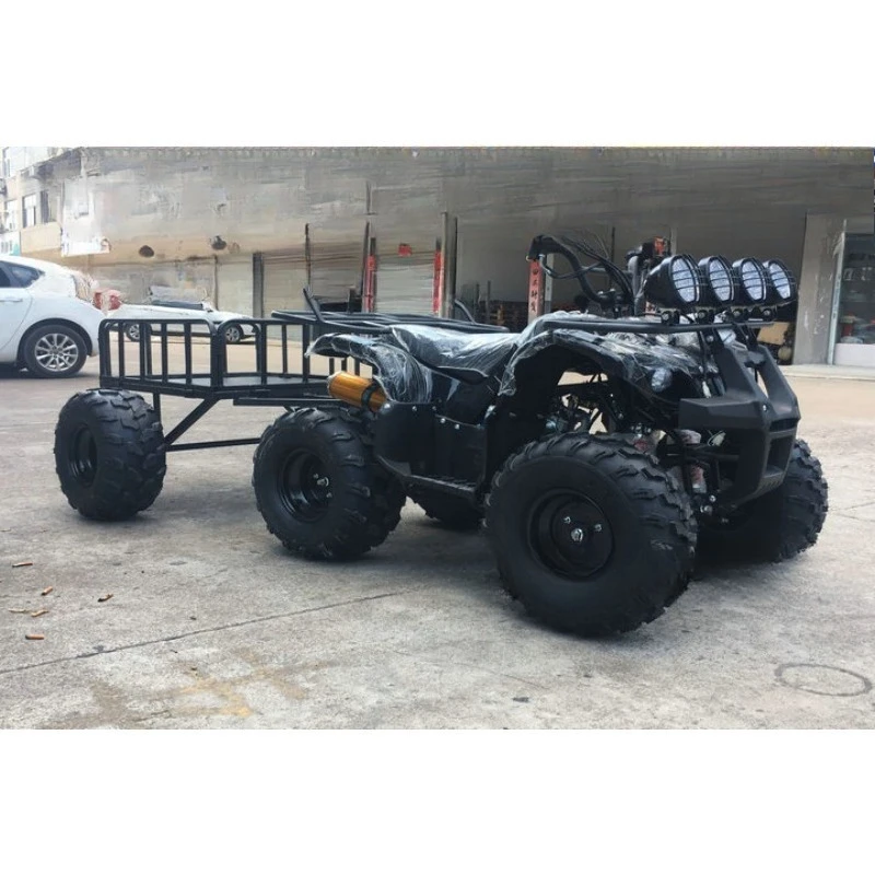 Agricultural vehicle with detachable bucket, full-terrain farmer's vehicle, lying-engine 125 ATV, beach vehicle farmer's vehicle