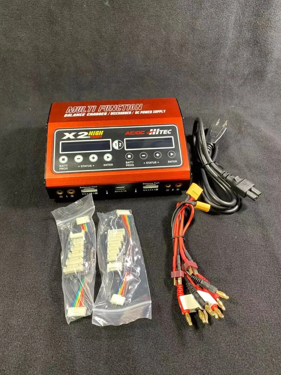 

Hitec X2 Высокомощное зарядное устройство переменного/постоянного тока/разрядное устройство/блок питания