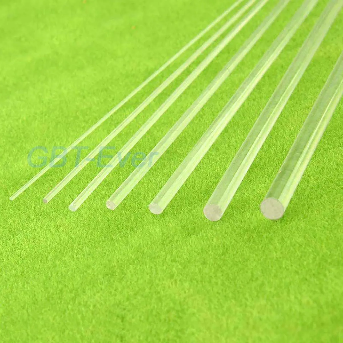 2/5Pcs Transparent Organic Glass Solid Rods Plastic Round Bars Dia 1 1.5 2 3 4 5 6mm Scenery Decor DIY Handmade Accessories