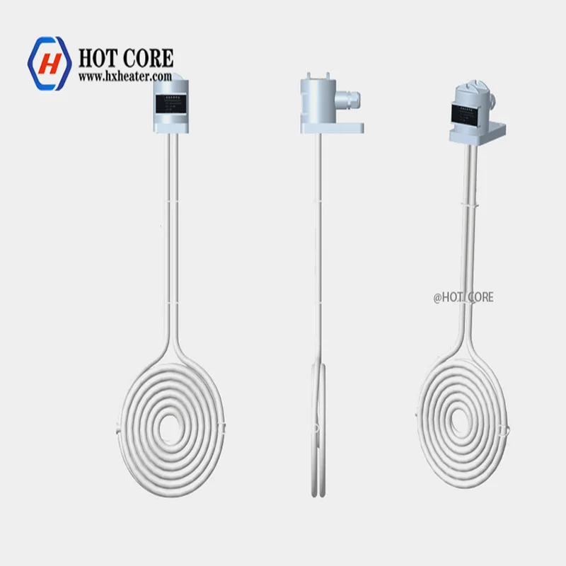 Spiral Fluoropolymer (PTFE) Heaters