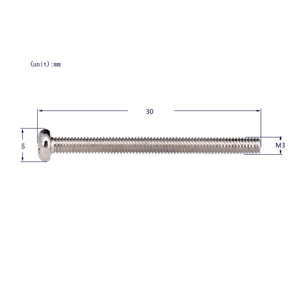 Essential Screw and Spring Set for Electric Guitars 4 Pieces Compatible with Humbucker Pickups For M3*30MM Size