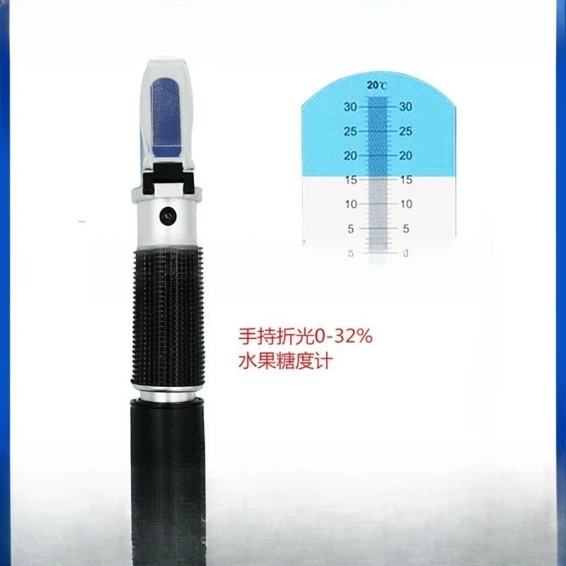 2‑Pack Handheld 0‑32% Fruit Brix Meter Refractometer Fruit Juice Sweetness Tester