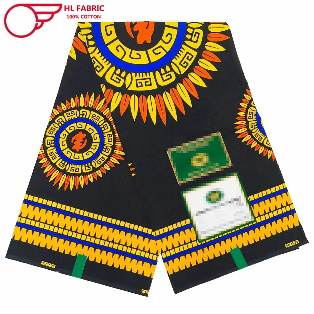 

Veritable Wax 100% Cotton African Wax Fabric Nigerian Ankara Block Prints Batik Fabric Dutch Hollandais Pagne For Sewing LL61374
