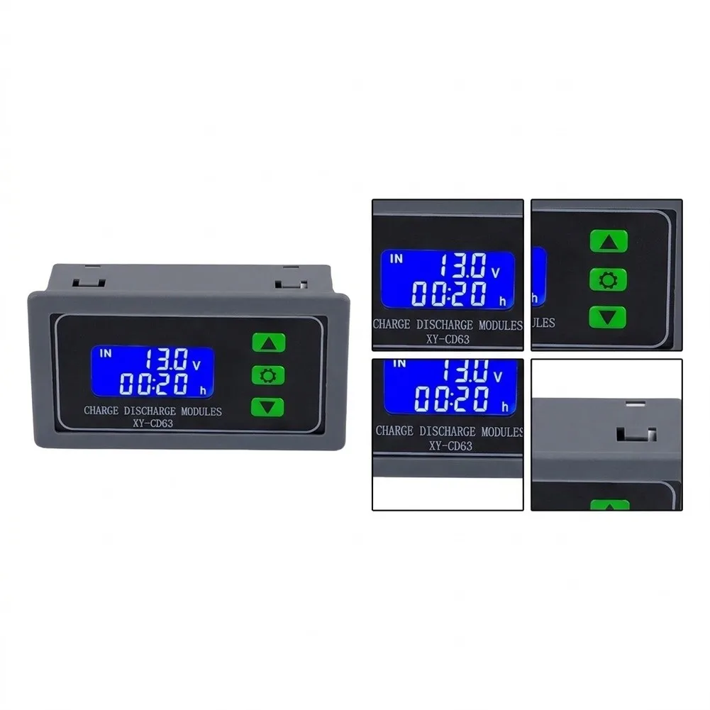 30A Lithium For Battery Charge Discharge Controller DC 6-60V Voltage P/rotector For Auto Stop LCD Display For Car For Solar