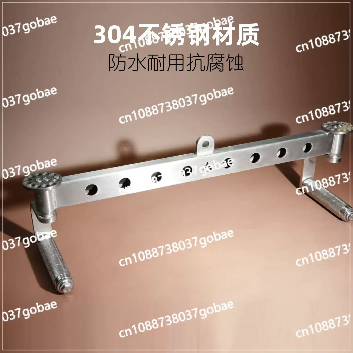 Multifunctional Squat Barbell Bar, Stainless Steel Rotating Deadlift Press Bench Press Bar, Home Gym Fitness Equipment