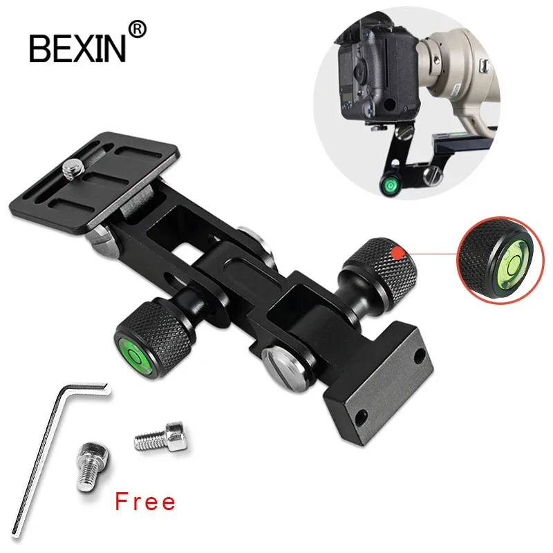 Long Telephoto Zoom Lens Retractable Foldable quick release bracket Camera Focus Lens Support for Manfrotto Arca Swiss plate
