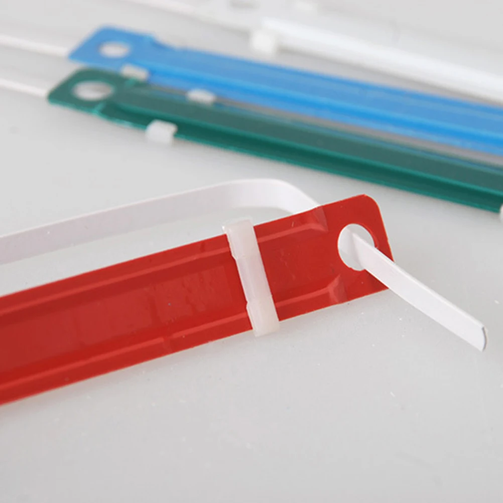 2 Boxes Pink Paper Clips Jumbo Smooth Plastic Heavy Duty Office Binding Sewing Storage Documents ganizer