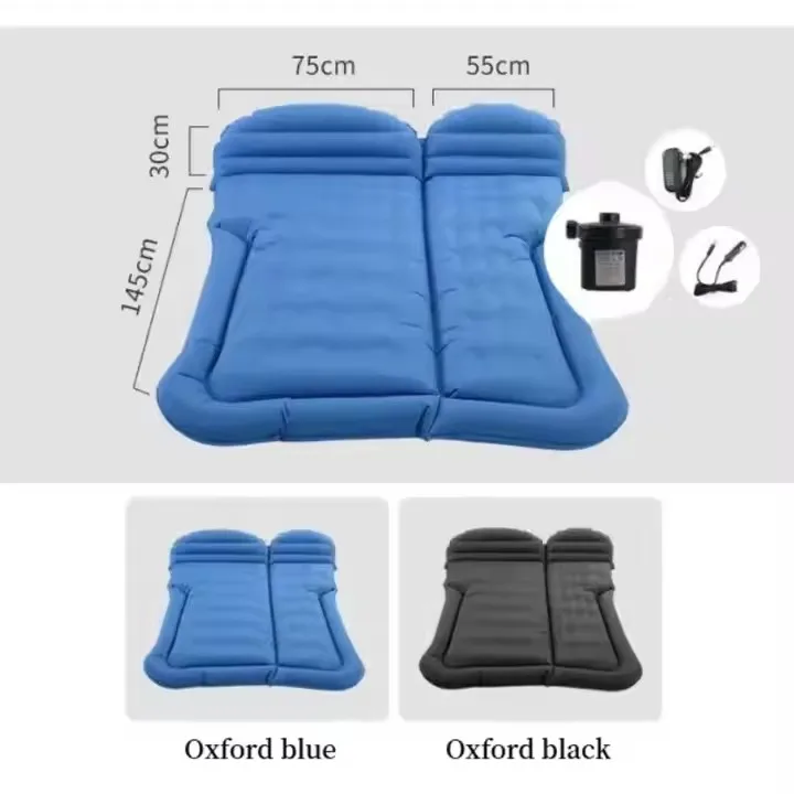 High Quality Comfortable Outdoor Travel SUV Air Mattress Sleeping Pad Camping Inflatable Car Air Bed  with Pillows