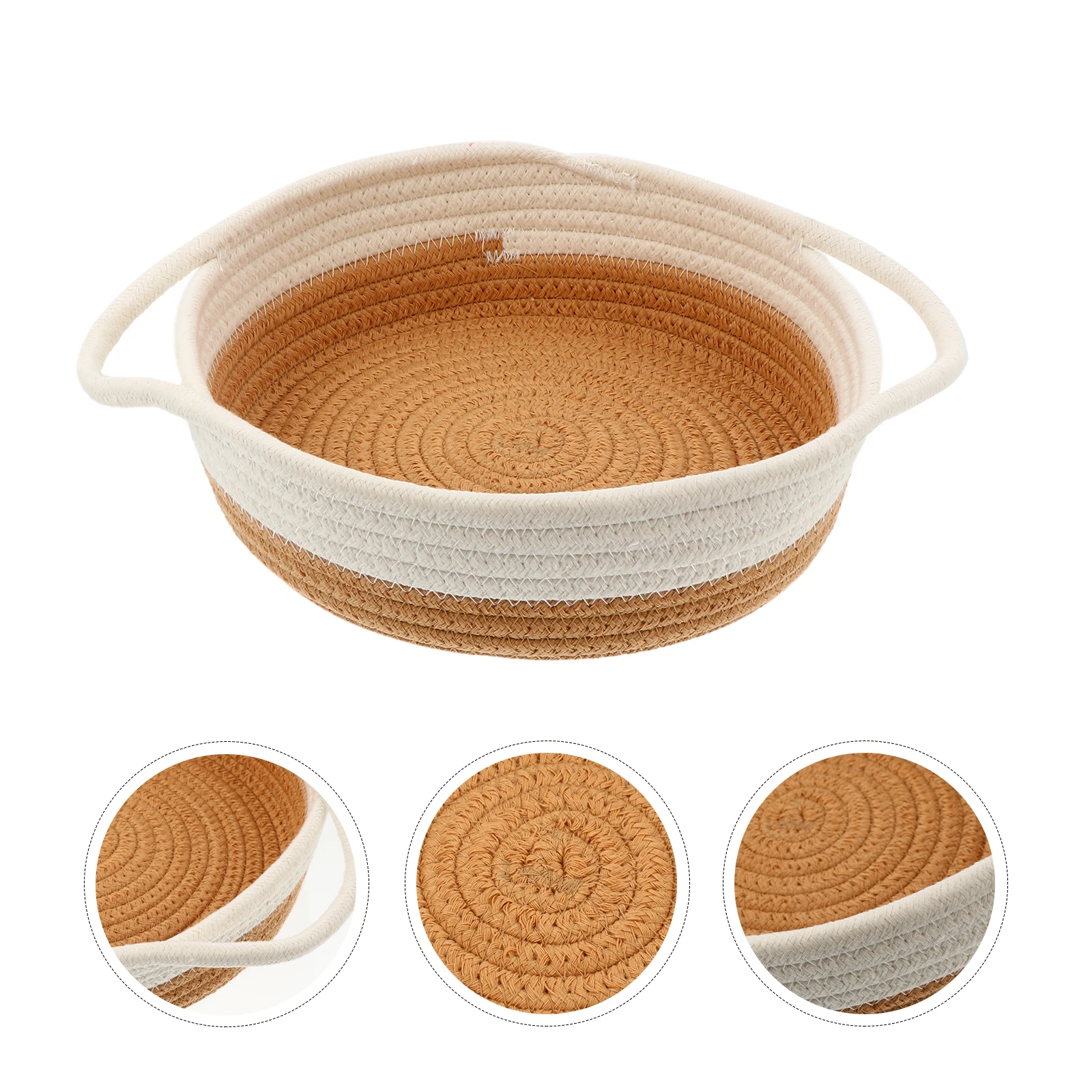 

Корзина для хранения, красивый дизайн, тканые бытовые тканые корзины, контейнеры из хлопчатобумажной ткани