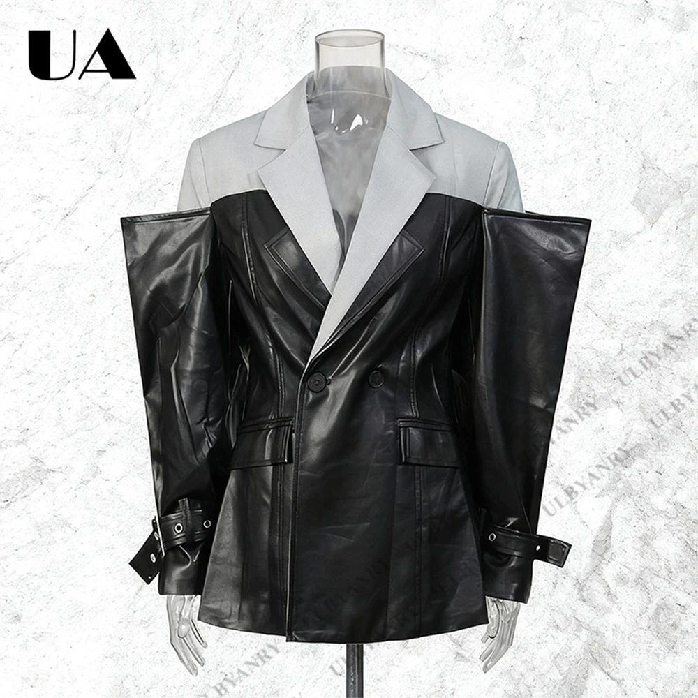 ULBYANRY Colorblock kunstleer - Street Fashion Week recensie en prijs