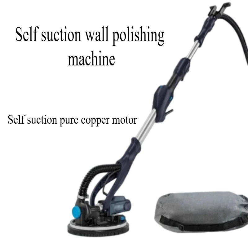 

RT7202 Dust-Free Wall Sander with Self-Suction, 220V 820W, 600-1800 RPM, Long Handle Electric Grinder for Putty Walls Polishing