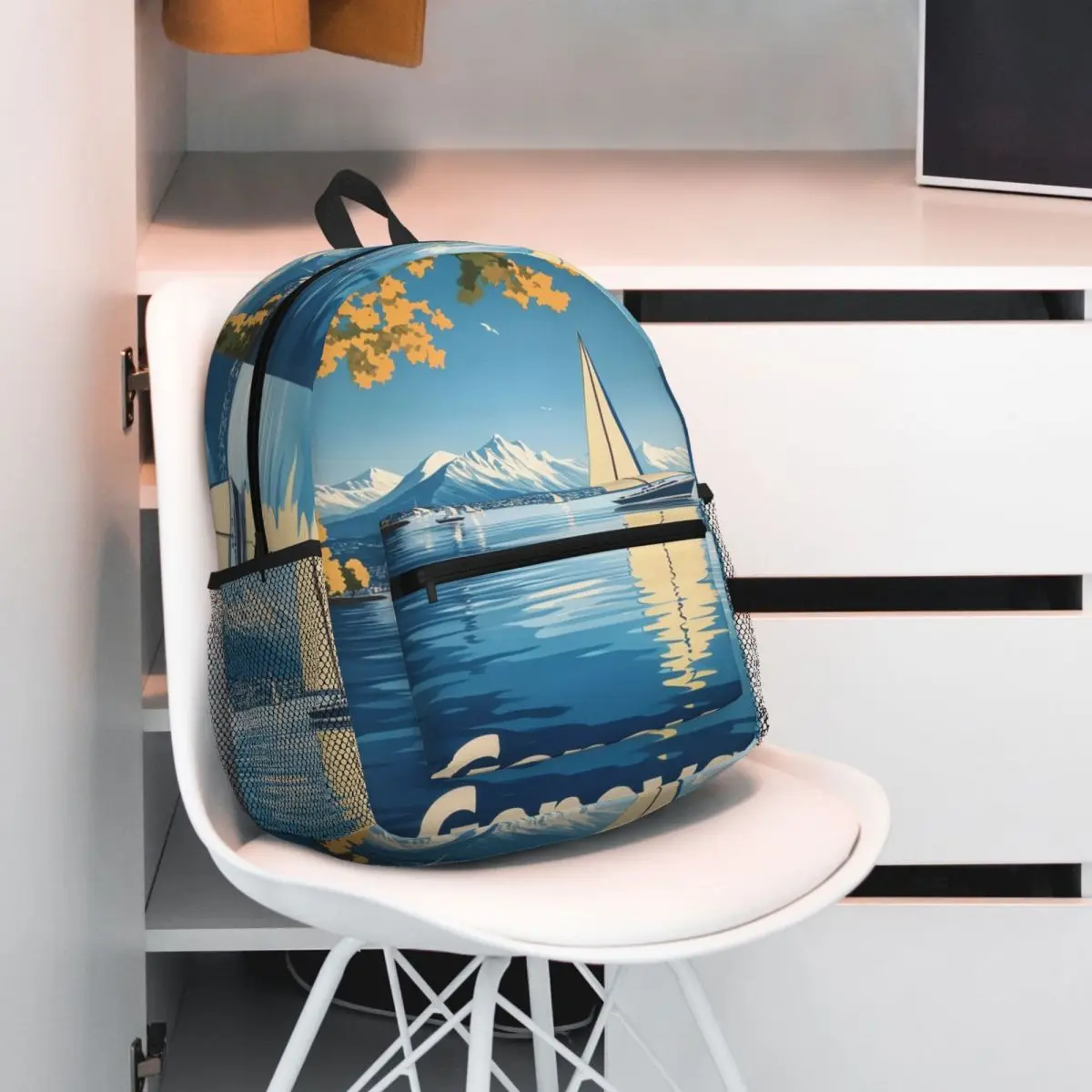 

Откройте для себя очаровательный рюкзак Allure Of Geneva, рюкзак для мальчиков и девочек, сумка для книг, школьная сумка, сумки на плечо для мужчин и женщин