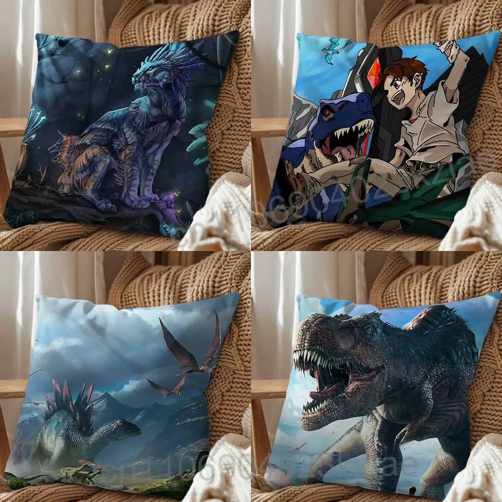 Housse de coussin de dessin animé Survival Evolved GAME ARK, housse de coussin imprimée en 4K HD avec divers motifs exquis