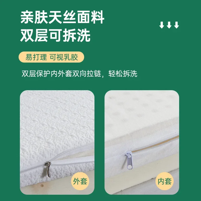 اللاتكس، مرتبة، تايلاندية، طبيعية، مطاط، سيمونز، منجد، حصير منزلي #3