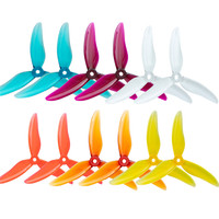 4PCS/ 2Pairs Gemfan Hurricane 51499 5 Inch 3-Blade Propeller for RC Drone FPV Racing Freestyle 2207 2306 Motor Nazgul5 LAL5