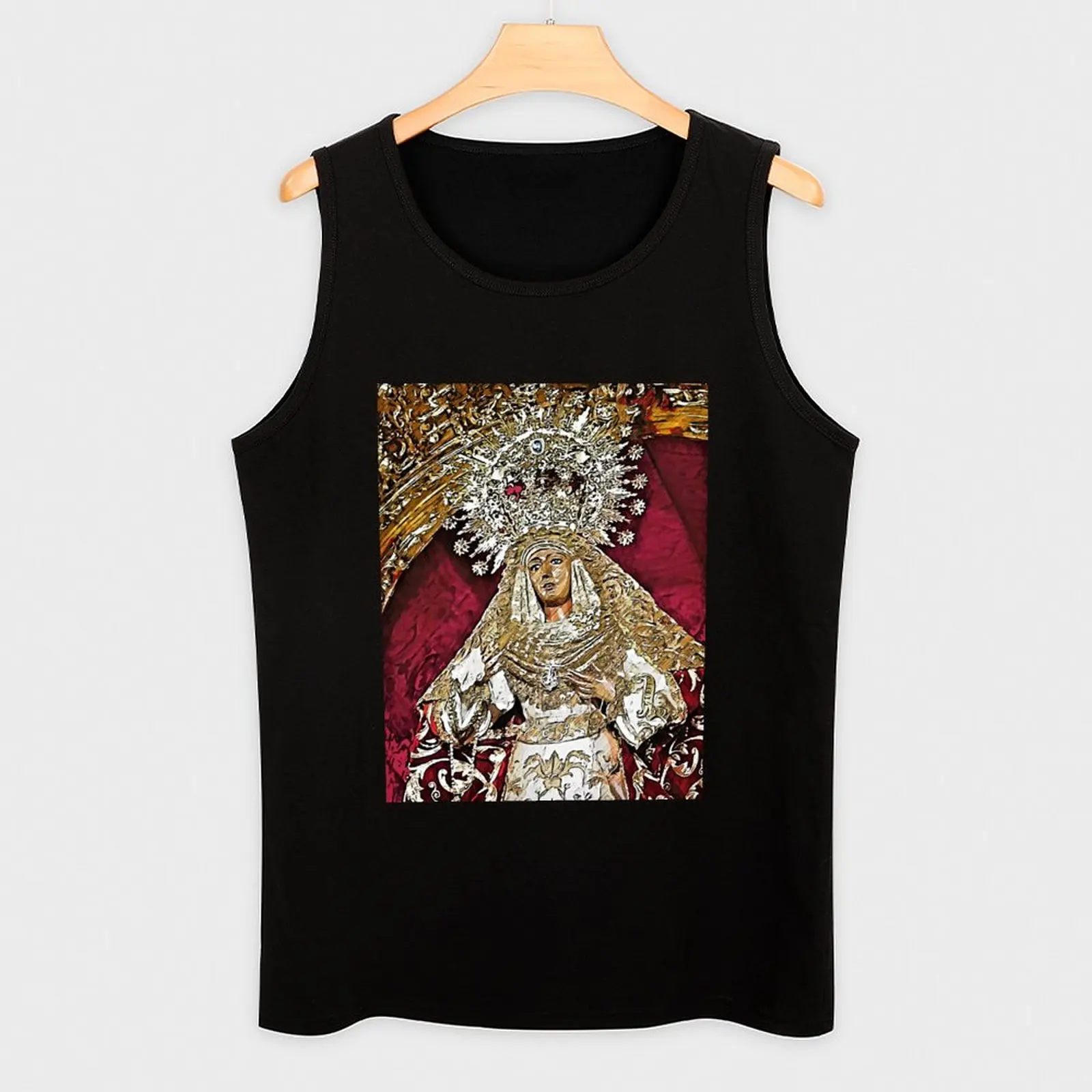 Seville, Esperanza de Triana Tank Top Heavy Duty Tank Top Work Outdoor Sleeveless Shirt - view 3