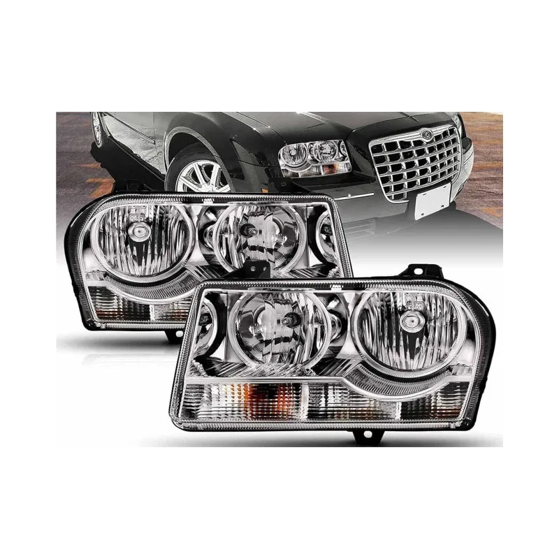 

Headlight Head Light for Chrysler 300 300C 2005 2006 2007 2008 2009 2010