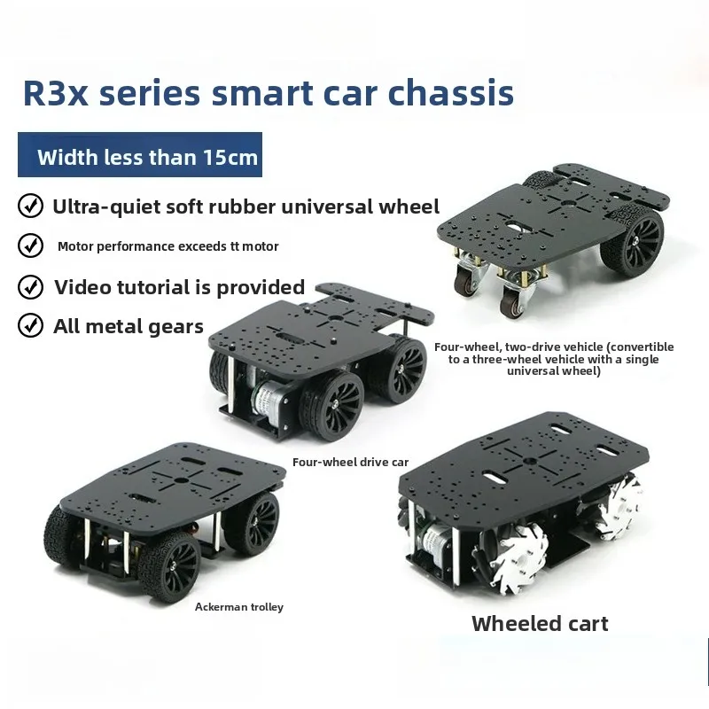 R3X series electric intelligent car chassis four-wheel drive electric racing car