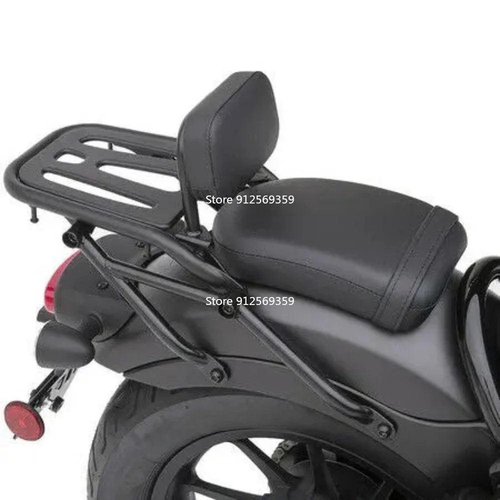 For 2017-2024 HONDA Rebel CM300 Backrests Carrier CM500/CM300 Motorcycle Detachable Comfort Rear Sissy Bar Modification parts