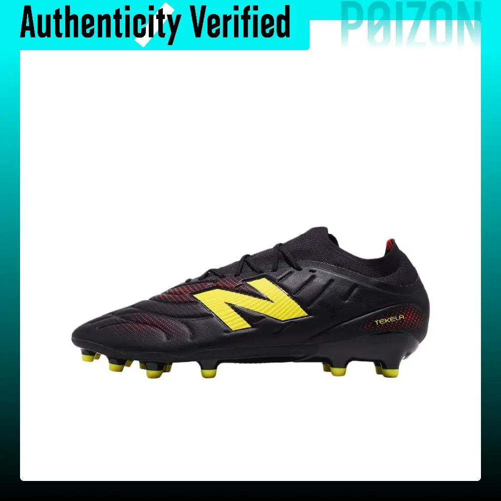 New Balance Tekela V5 MG Multi Ground Support Coverage Soccer Shoes Men's Black Yellow UT3ML2HD