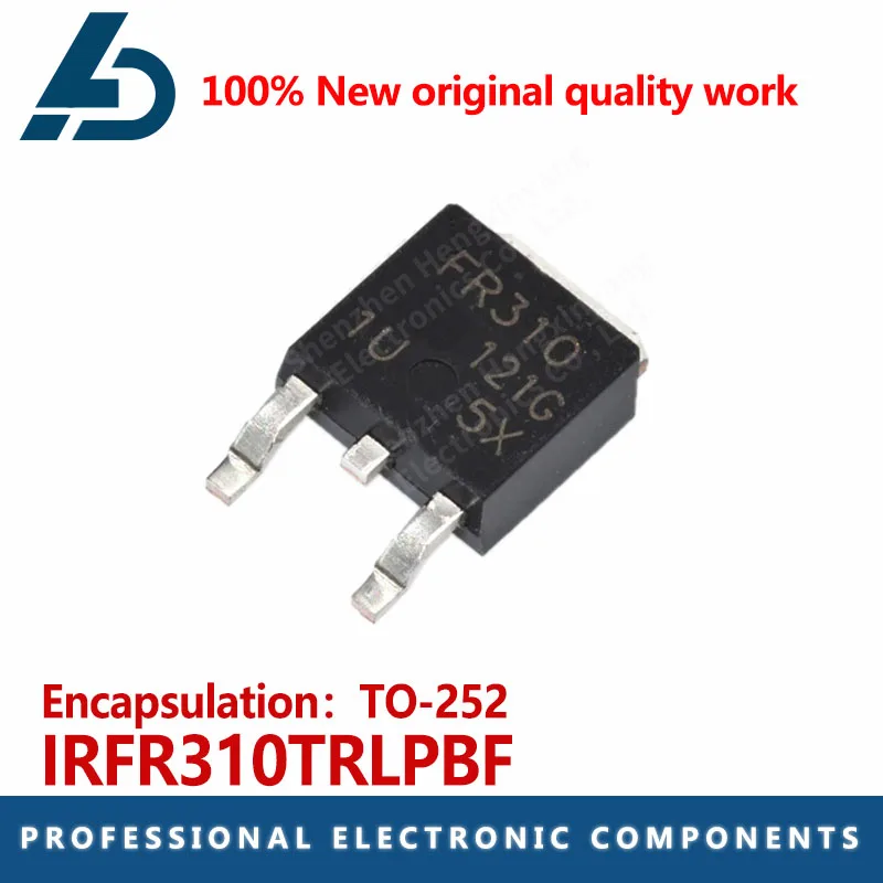 20PCS IRFR310TRLPBF in-line TO-252 IRFR310 FET 1.7A/400V