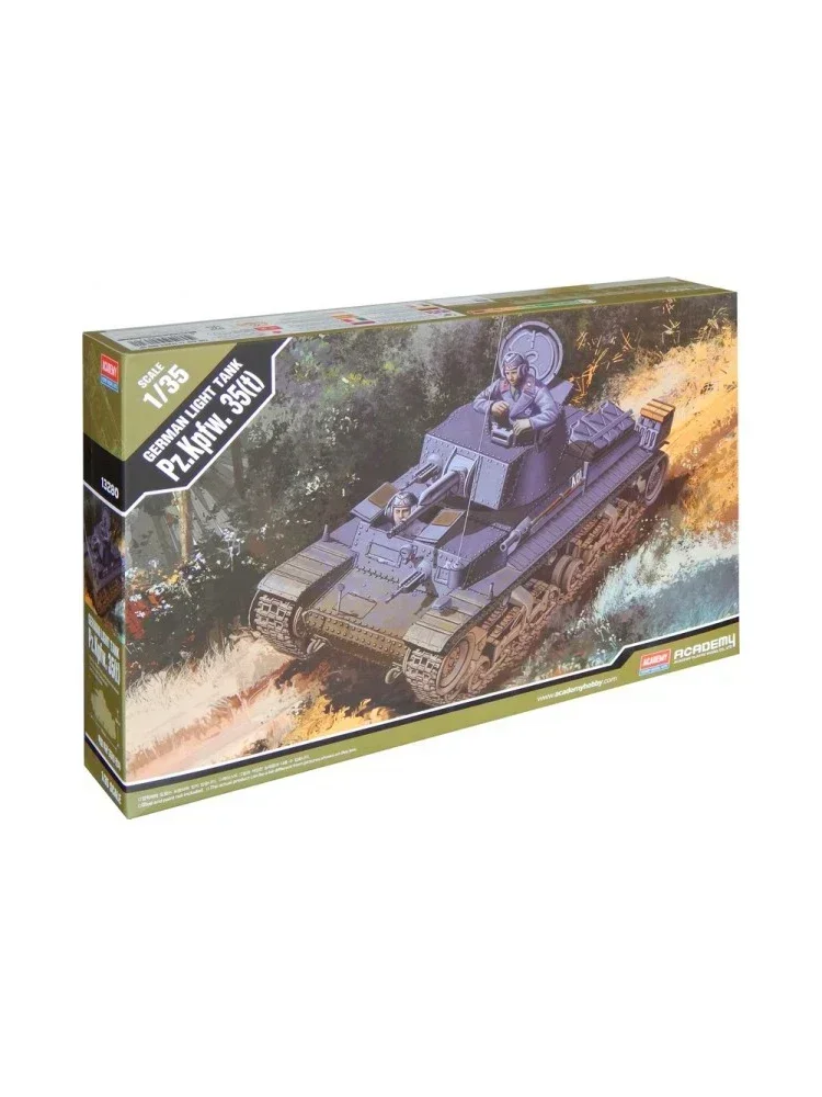 1/35 Modello dell'Accademia 13280 3Herman Light Tank Pz Kpfw 35 (t) assemblaggio Scala giocattoli fai da te Kit modello
