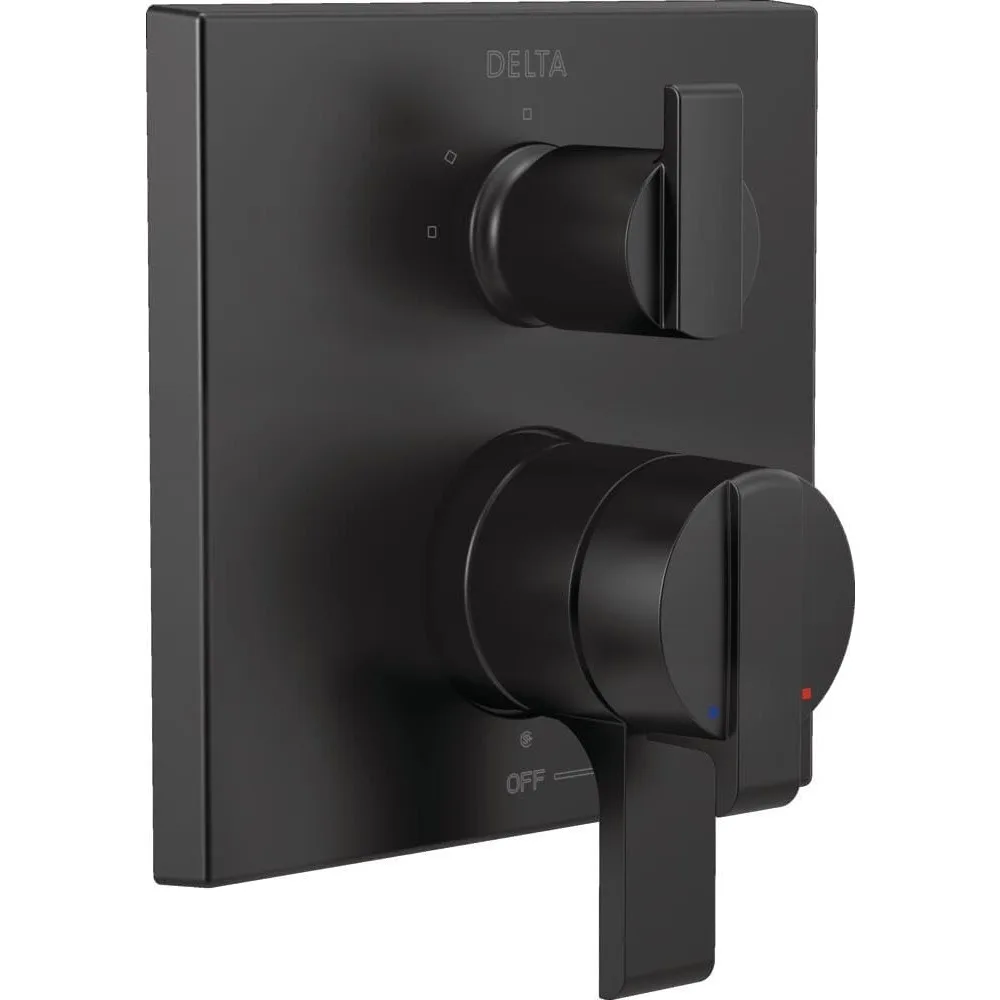 

Faucet Ara 17 Series 3-Setting Integrated Diverter Valve Trim Kit, Black Diverter Valve Trim Kit, Shower Trim Kit, Matte