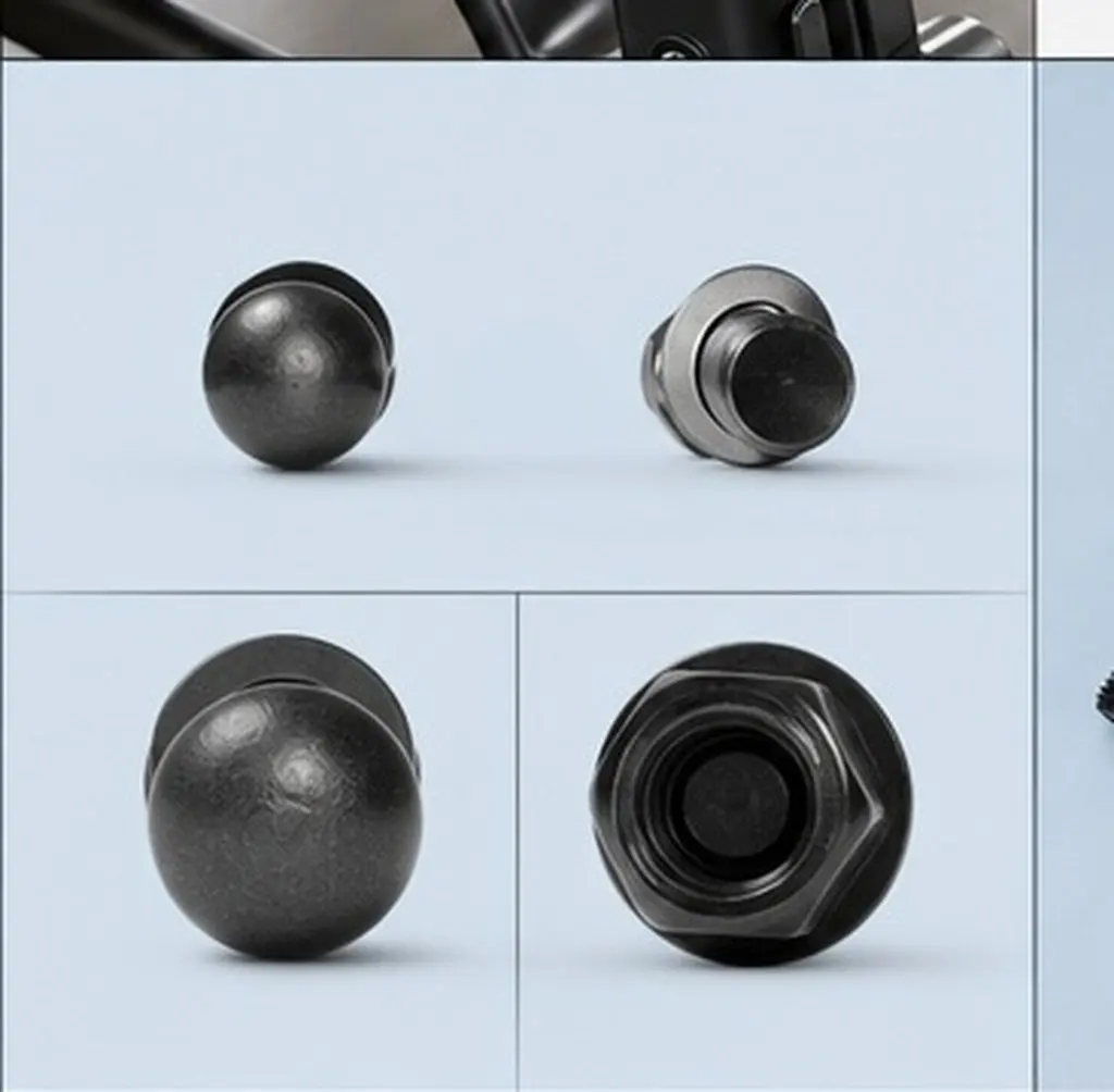 2Pcs Elliptical Trainer Fixation Screw Bolt Rolled Steel Heavy-Duty Sturdy Fastener for Smooth Stable Workout Experience