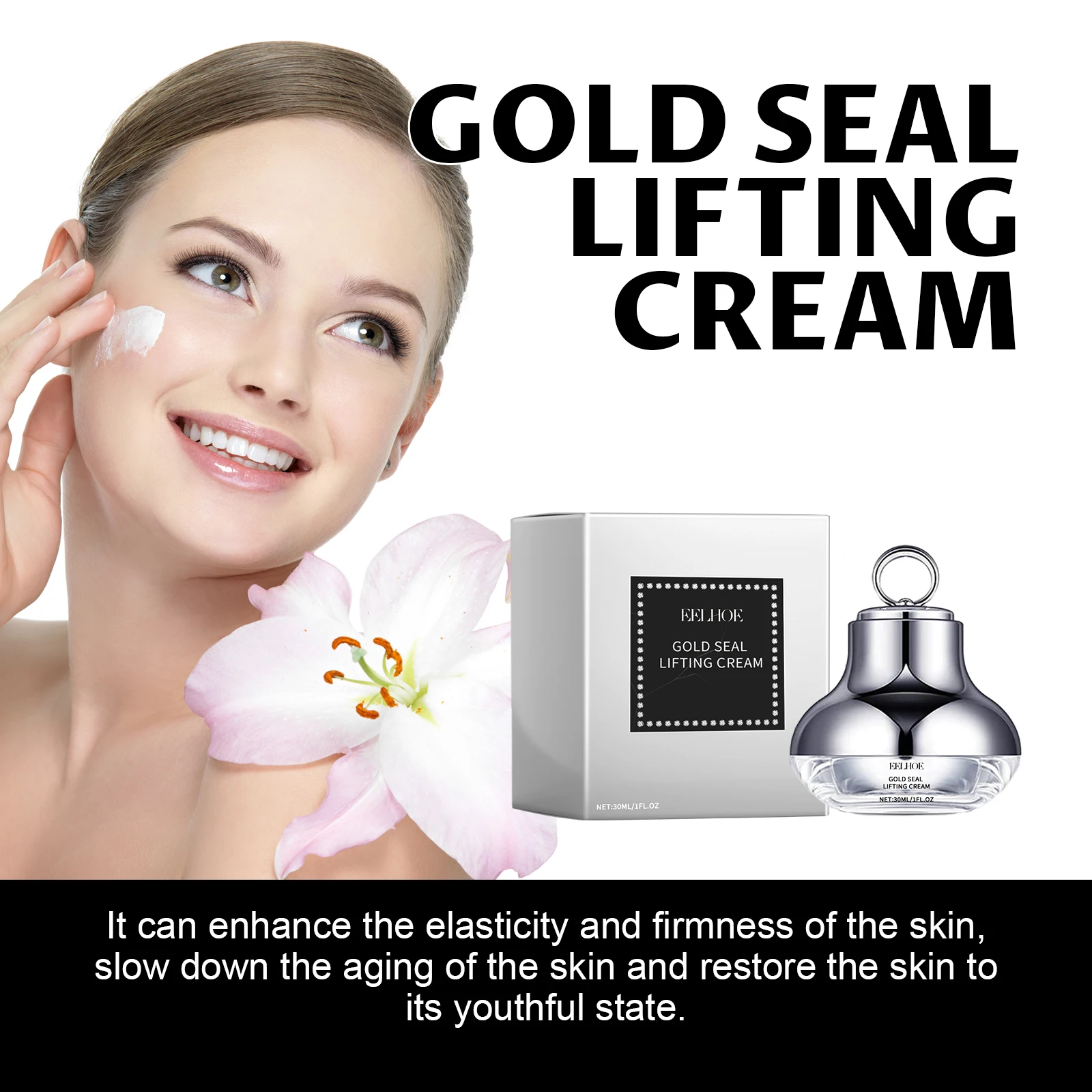 

Face Lifting Cream Deep Moisturizing Reduce Dryness Roughness Improve Skin Elasticity Nourishing Beauty Skin Firming Night Cream