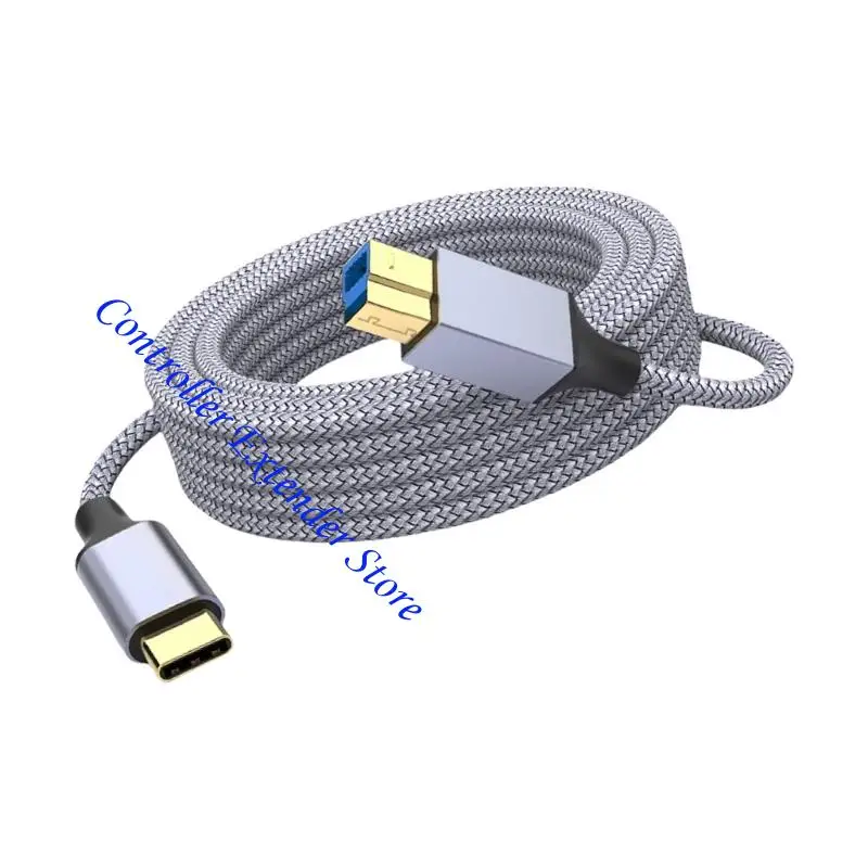 N84B Tipo C cable impresora USB B 5Gbps Transferencia datos velocidad rápida para escáneres