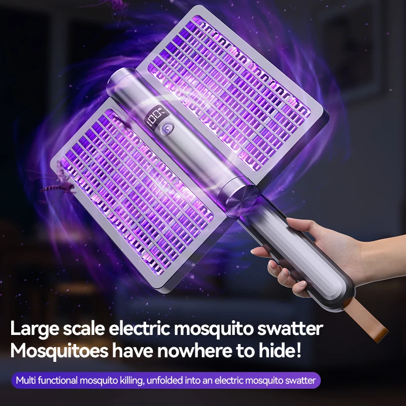 

Электрический шок Mosquito Swatter Складная электрическая москитная лампа Противомоскитная лампа Машина для репеллента от комаров Уничтожитель комаров
