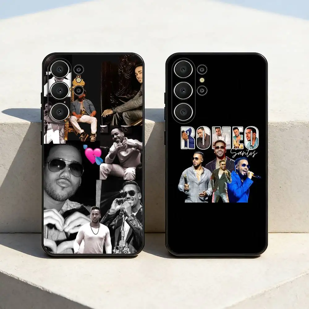 Singer R-Romeo S-Santos Phone Case For Samsung S26,S25,S24,S21,S22,S23,S30,Ultra,S20,FE,Lite,10,9,Black Cover