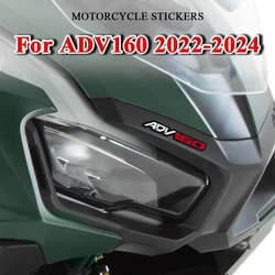 1 Pcs PVC Motorcycle Stickers Accessories For Honda ADV 160 ADV160 2022 2023 2024 Waterproof Motorbike Decals Emblem Decoration