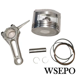 Top Quality! Piston Kit With Rings Pin And Circlips + Connecting Rod Fits 177F GX270 270cc 4 stroke Air cooled Gas Engine