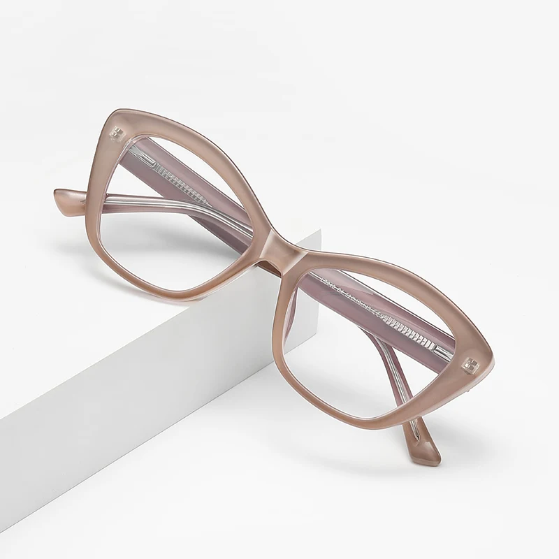 TR90 Cat Eye Blue Light Blocking Glasses Anti-Blue Light Fashion Computer Glasses Women Men Lightweight Durable