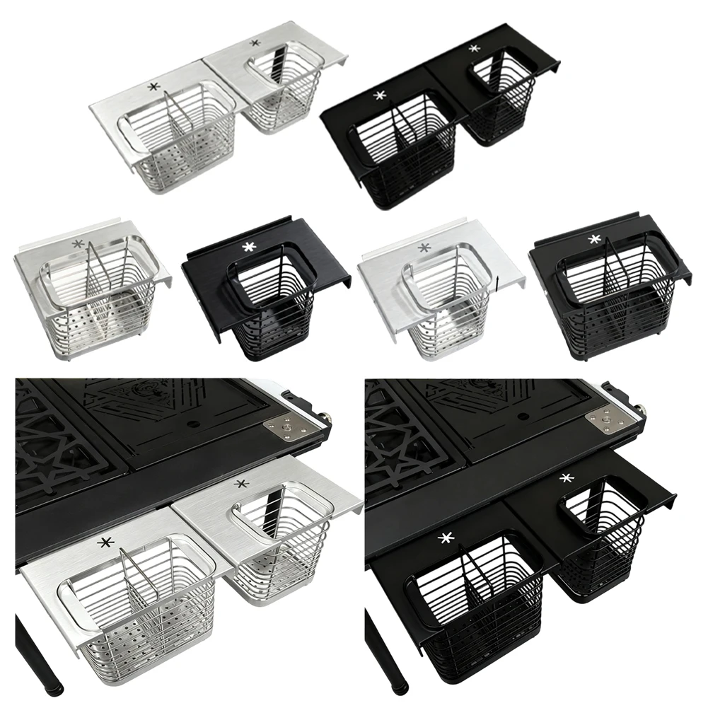 

Корзина для хранения и слива из нержавеющей стали, 1 шт., с несколькими отверстиями, для стола IGT, походной посуды и кемпинга