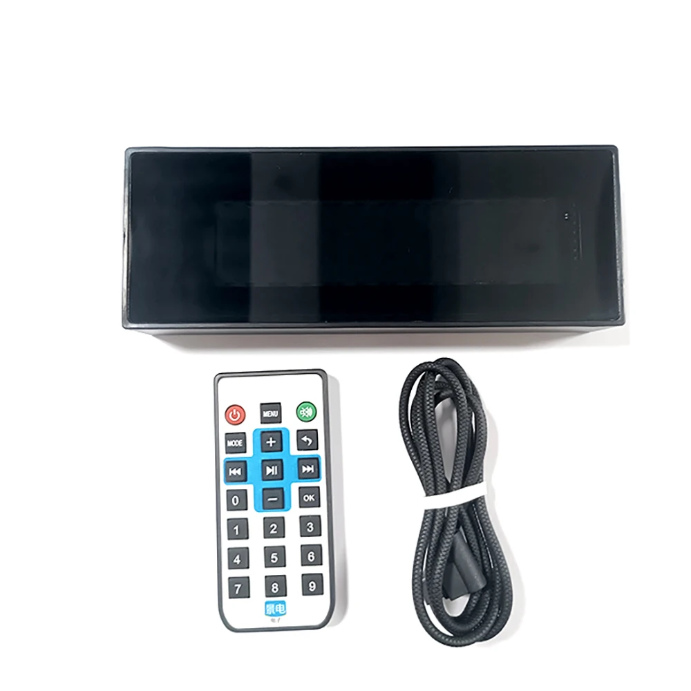 リモコン付きvfd蛍光管時計、デジタル時間、日付ディスプレイ、wifi、6ビット