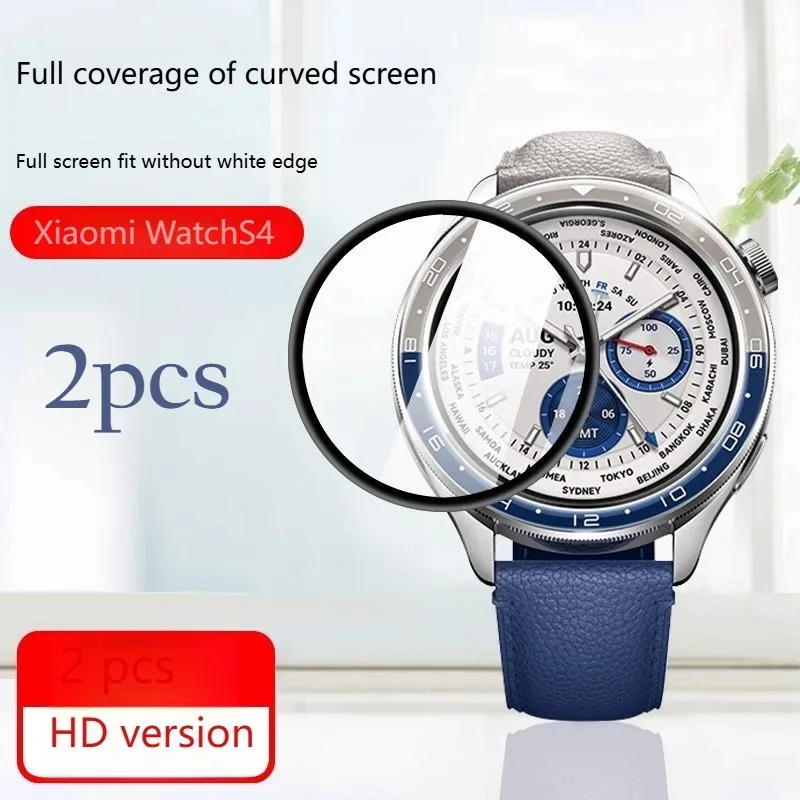 

Auroras 2Pcs Lens Film For Xiaomi Watch S4 Camera Glass Protector Film For Xiaomi Watch S4 Back Lens Protective Cover