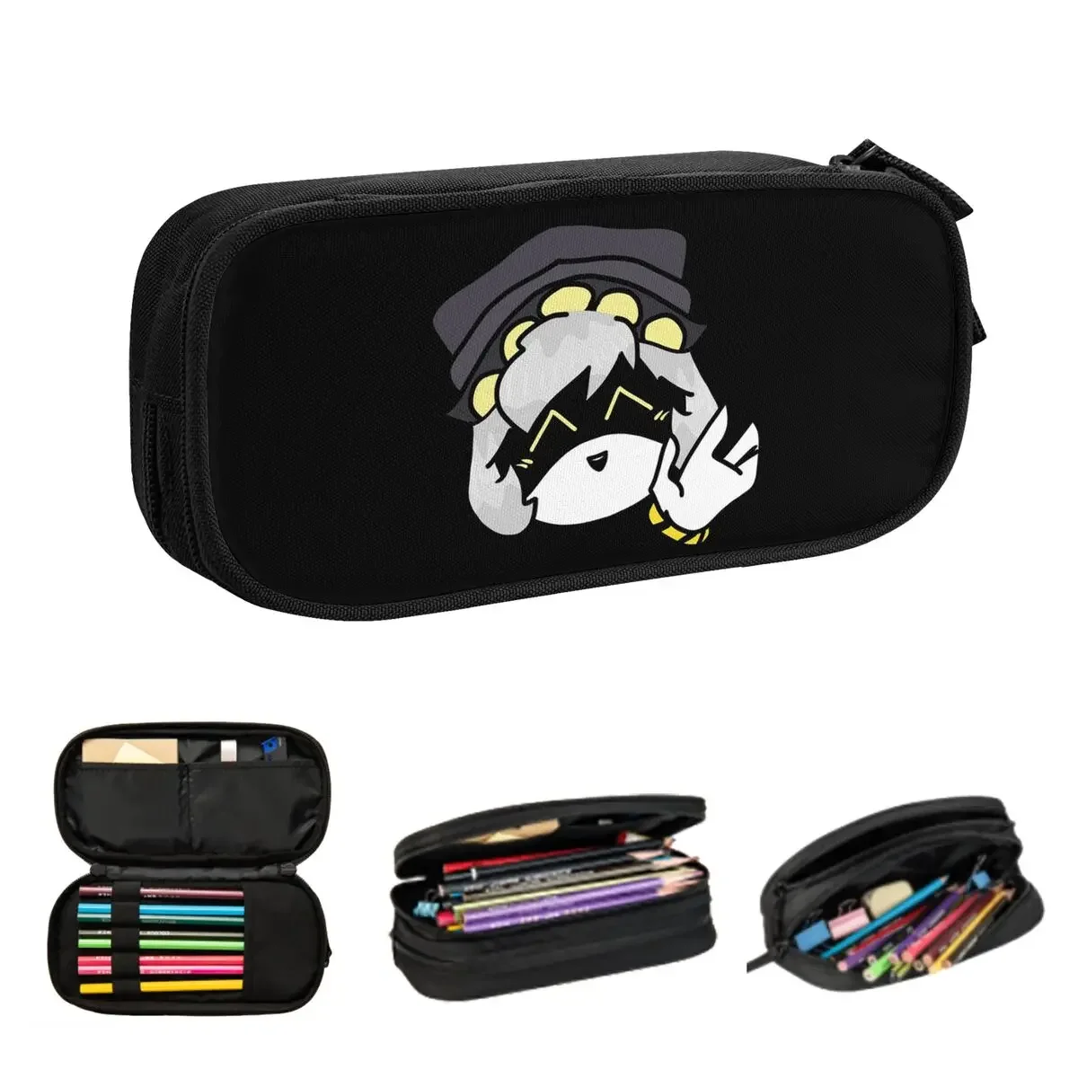 Murder Drones Cartoon Anime Pencil Cases Big Capacity Pen Bags Pen Box Pencil Pouch For Boys Girls Stationery School Office