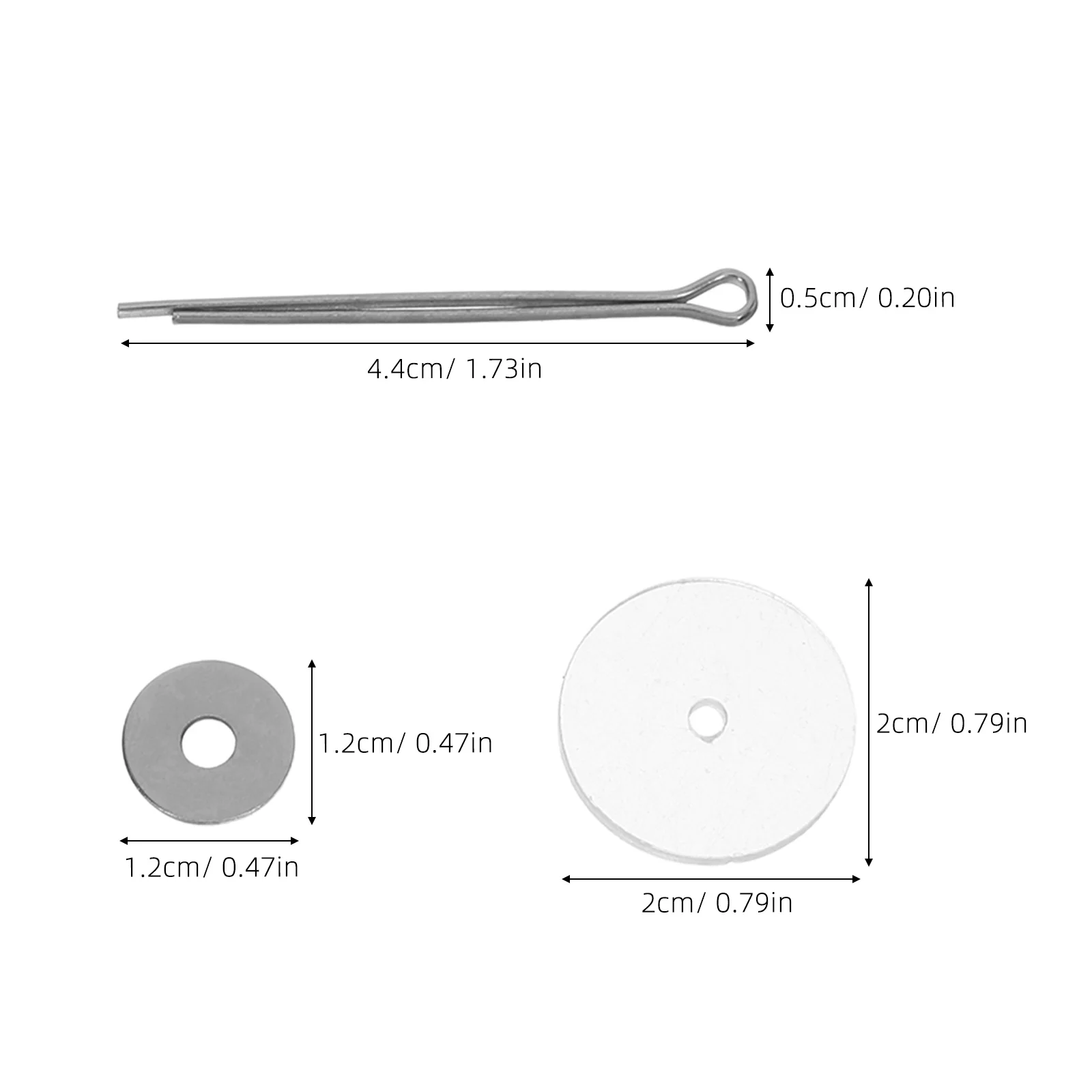 50 Stuks 1 Doos 12/14/16/18/20Mm Helder Acryl Gewrichten Draaibare connectoren Voor Diy Actiefiguren Beer Maken Beweegbare Craft